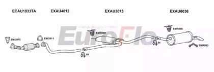 Система выпуска ОГ EuroFlo AUA619D 3011B